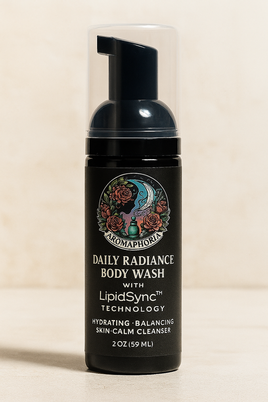 Daily Radiance Foaming Body Wash – Gentle Hydrating Cleanser with Coconut-Derived Ingredients | Soft Skin, Non-Stripping | 2 oz Travel Size